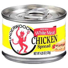 Underwood Chicken Spread Made with White Meat 4.25 oz(Pack of 48)~Exp 1/31/2027