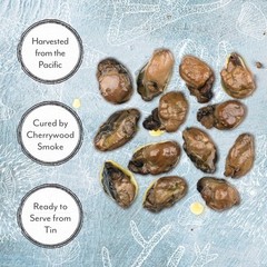 Naturally Smoked Oysters in Oil – 3 Ounce Pack of 3, Loaded with Protein