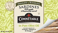 Sardines in Pure Olive Oil – Skinless Boneless, 4.375 oz, Pack of 12 – Gourmet S