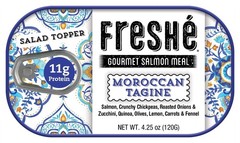 (2 pack) Freshe Moroccan Tagine, Gourmet Salmon Meal, 4.25 Ounce Can