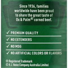 Ox & Palm corned Beef onion Flavored 11.5 oz can……