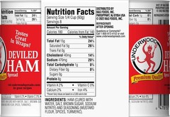 Deviled Ham Spread, 4.25 oz, 4 Count Cans
