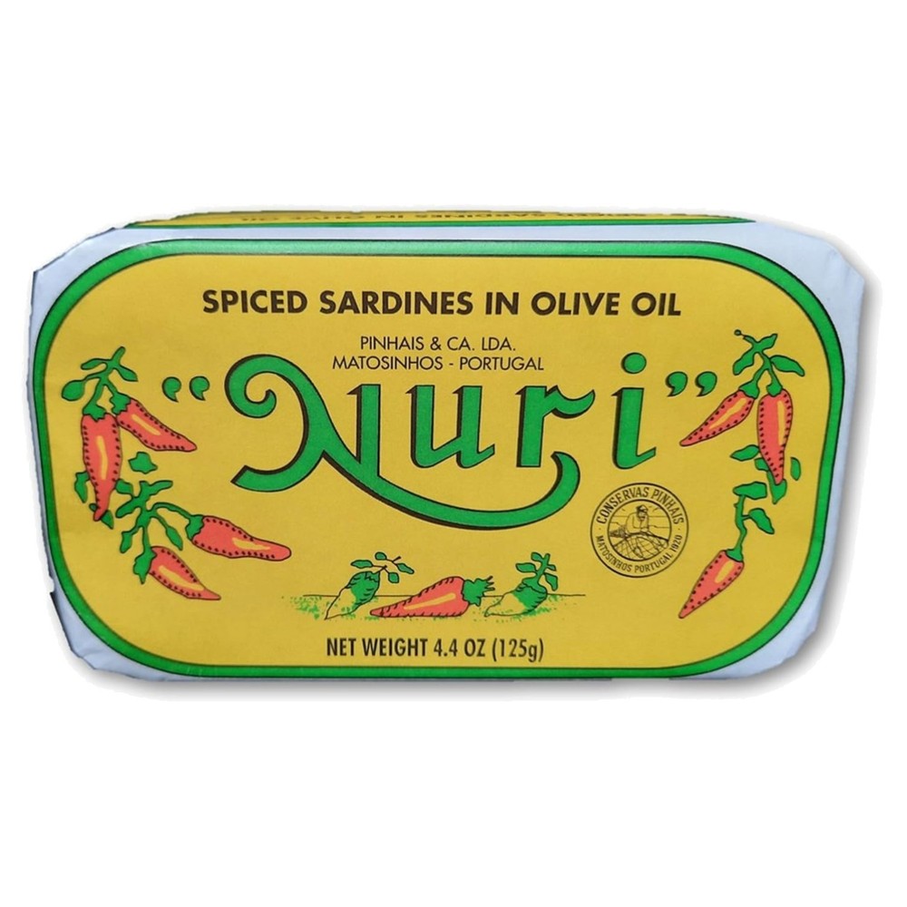 Sardines in Spiced Olive Oil 4.4 oz Cans – 2 Pack