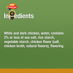 VALLEY FRESH, Chuck Chicken in Water, White & Dark, 10 10 Ounce (Pack of 12)