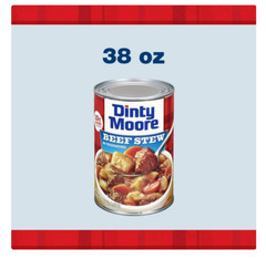DINTY MOORE Beef Stew, Shelf-Stable, Steel Can 38 oz