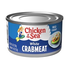 Chicken Of The Sea White Crab Meat, 6 Ounce Cans (Pack Of 12), High In