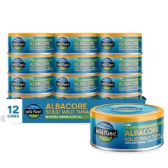 Wild Planet Albacore Tuna in Extra Virgin Olive 5 Ounce (Pack of 12)