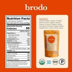 Brodo Classic Variety Pack with Collagen & Protein, 25 Ounce (Pack of 4)