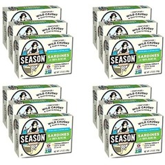 Season’s Skinless and Boneless Sardines in Pure Olive Oil. Imported From Morocco
