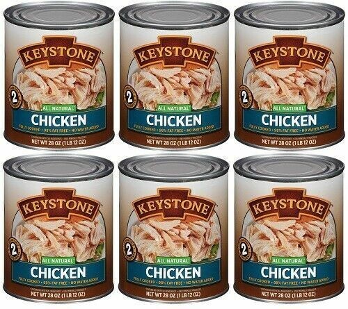 Keystone All Natural Chicken 28 oz ✅ No Preservative Fully Cooked Camping Food ✅
