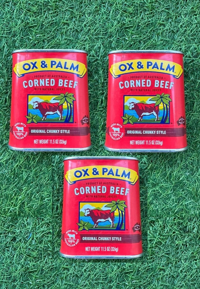 Ox & Palm Corned Beef 326g (Pack of 3)
