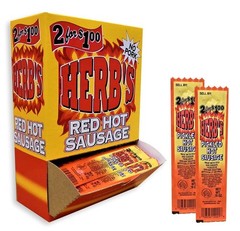 Bulk Herb’s Red Hot Sausage 50ct – Delicious, Budget-Friendly & Flavorful