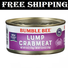 Bumble Bee Lump Crab Meat, 6 Oz Can – 16G Protein & 1G Carb per Serving – Wild C