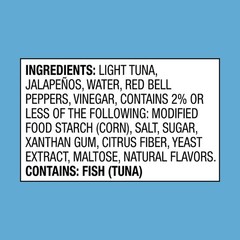 Tuna Creations BOLD Jalapeño Pouch 2.6 oz 12 Pack Wild Caught High Protein