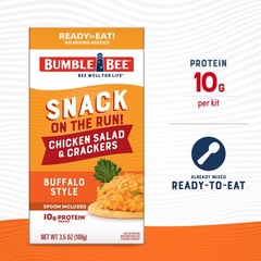 Bumble Bee Snack On The Run Protein Snack Pack Buffalo Chicken Salad with Cr…