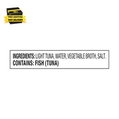 Light Tuna in Water Pouch (2.6 Oz – 1 Pack) Ready to Eat, Wild Caught, 17G Prote