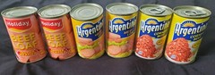 Argentina MEATLOAF & CORNED BEEF & Holiday BEEF LOAF 150g Each NEW! 6 Cans