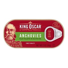 Gourmet Anchovies Fillets in Olive Oil 2 Ounce Cans 18 Pack Wild Caught