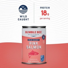 Bumble Bee Canned Pink Salmon, 14.75 oz Can – Premium Ounce (Pack of 1)