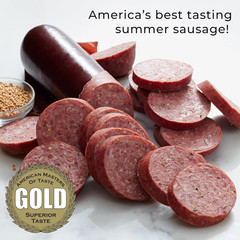 Party-Size Signature Beef Summer Sausage, 26 ounces | Great for Snacking, Gifts,