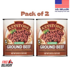 Keystone All natural Ground Beef 28 oz Can, (PACK OF 2) Free Shipping