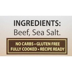 8 Cans-Keystone Meats All Natural Ground Beef Fully Cooked 28oz No Preservatives