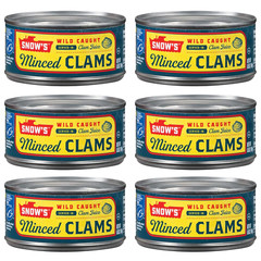 Ocean Chopped Clams Canned 51 Oz Can – 7G Protein per Serving – Gluten