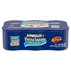 3 Pack Canned Vienna Sausage Ready to Eat Gluten Free Meat Snack Camping Food US