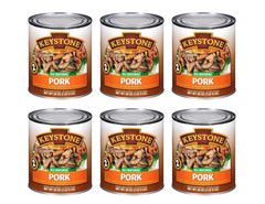 (6 Cans) Keystone Pork **ALL NATURAL – NO PRESERVATIVES – FULLY COOKED** 28oz