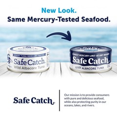 Safe Catch Wild Albacore Tuna Canned Low Mercury Can Tuna Fish Steak Gluten-F…