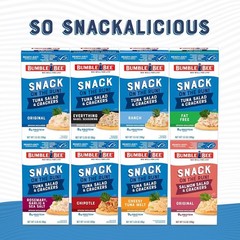 Bumble Bee Snack On The Run Chipotle Tuna Salad with Crackers Kit (Pack of 12)