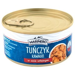 MARINERO Tuna Pieces In Own Sauce, 185 g/130 g