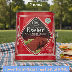 Exeter Corned Beef 12oz Halal Product of Brazil Canned Meat (2 PACK)