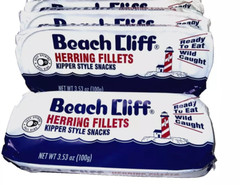 Wild Caught Herring Beach Cliff Kippered Snacks 3.53 Oz Can Sardines (12 CANS)
