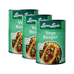 Loma Linda Low Fat Vege-Burger (15 oz.) – Plant Based Ground Beef – Vegan