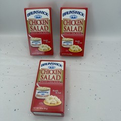 Brunswick Chicken Salad With Crackers 3 Pack 3oz Bumble Bee Ready To Eat Snack