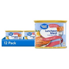 High Protein Bacon Luncheon Meat, 12 oz Can, 12-Pack Value Box