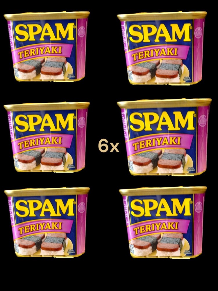 Spam Teriyaki Luncheon Meat 12 oz x 6