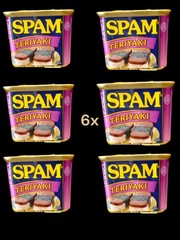 Spam Teriyaki Luncheon Meat 12 oz x 6