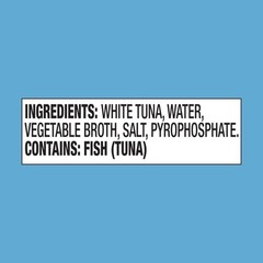 Atun Blanco En Trozos En Agua, Lata De 5 Oz, 4 Unidades, Paquete De 1