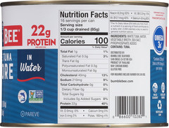 Solid White Albacore Tuna in Water, 66.5 Oz Bulk Food Service Can – Wild Caught