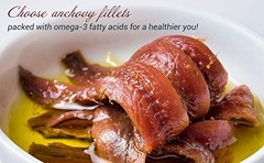Agostino Recca Anchovies Fillets in Olive Oil Wild Caught Fish from Italy A…