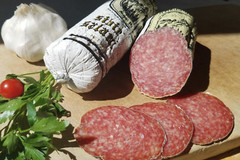 Deli Salami Romanian Brand Sibiu Dry Aged Pork Sausage approx 0.8 lb
