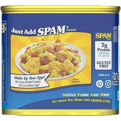 SPAM 25% Less Sodium Canned Meats, 12 oz Cans, 12 Pack