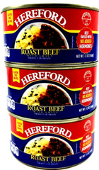 HereFord Roast Beef with Gravy Fully Cooked Ready to Serve 12 oz ( Pack of 3 )