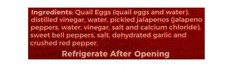 7 Farms Pickled Jalapeno Quail Eggs…