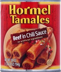 HORMEL Tamales Beef in Chili Sauce Canned – 28 oz