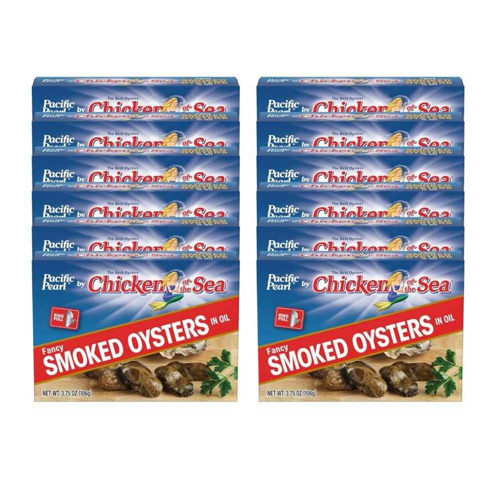 Nutritious Smoked Oysters – 24 Cans, 3.75 oz. each