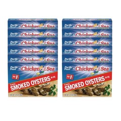 Nutritious Smoked Oysters – 24 Cans, 3.75 oz. each