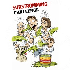 Surströmming Challenge Kit 300g Swedish Fermented Herring Smelliest Fish